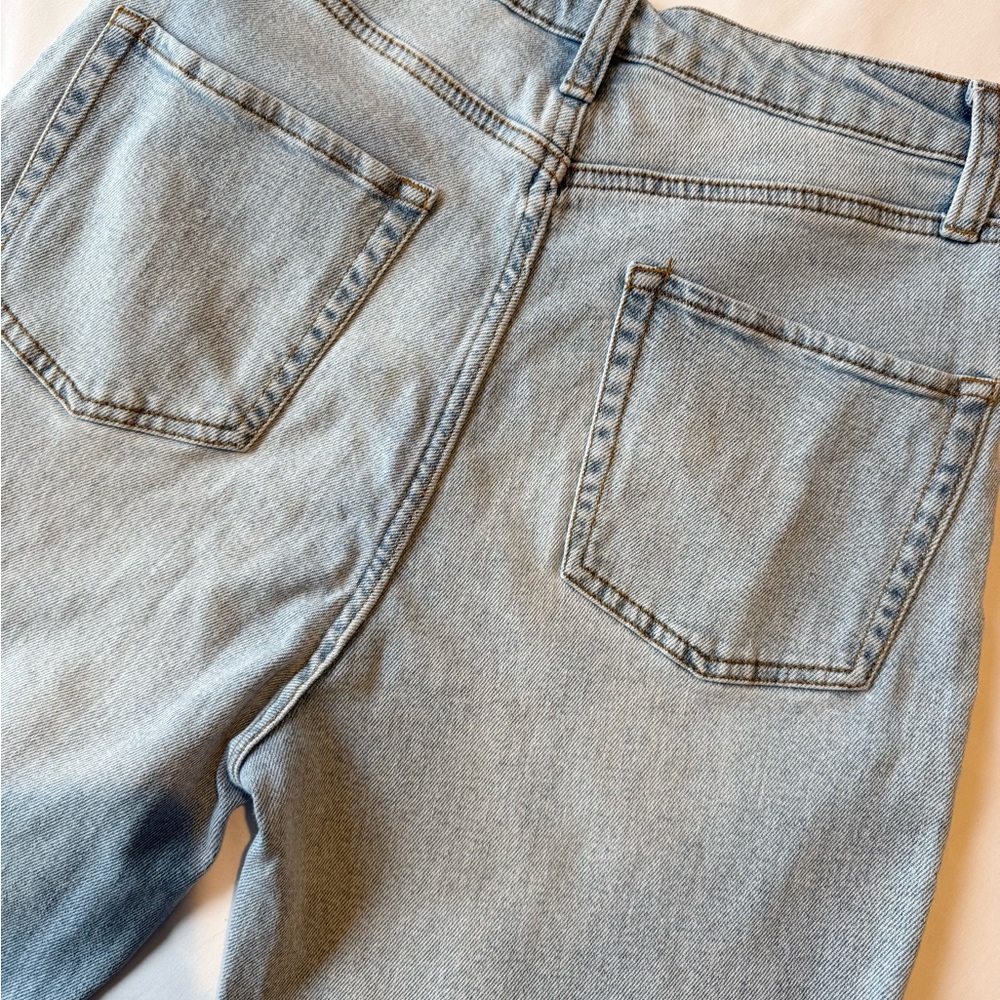 My Neighbor Totoro Studio Ghibli Blue Jeans - waist 14” flat lay - Picture 7 of 11